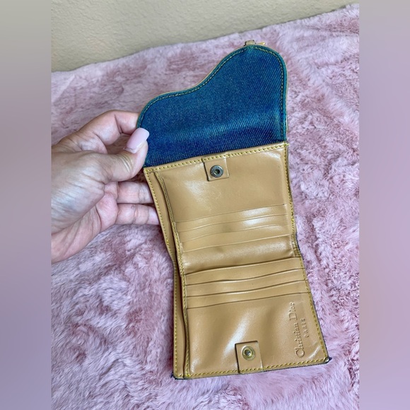 Christian Dior Denim Saddle Wallet - Picture 10 of 13